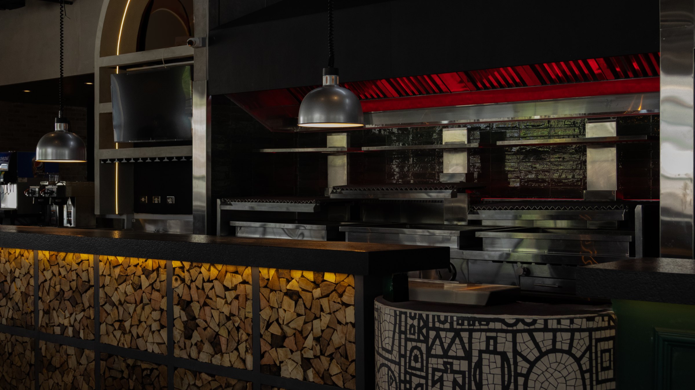 Cocina Abierta la estancia