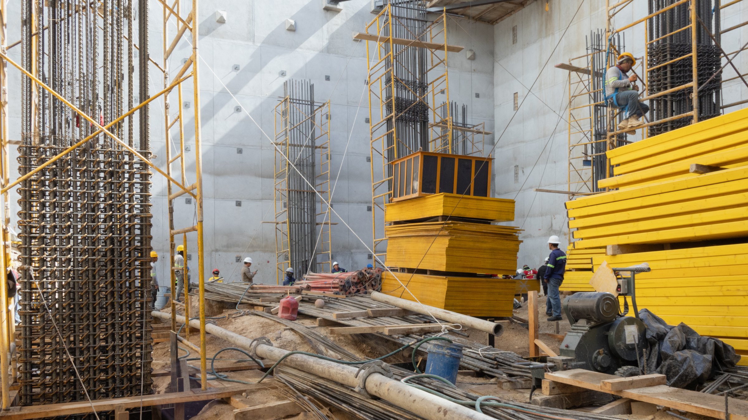Construccion en sótano